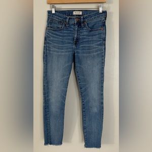 MADEWELL 9” High-Rise Skinny Crop size 27